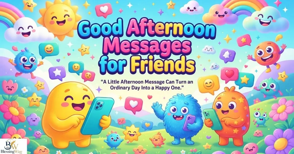 230+ Good Afternoon Messages for Friends: Sweet & Funny 