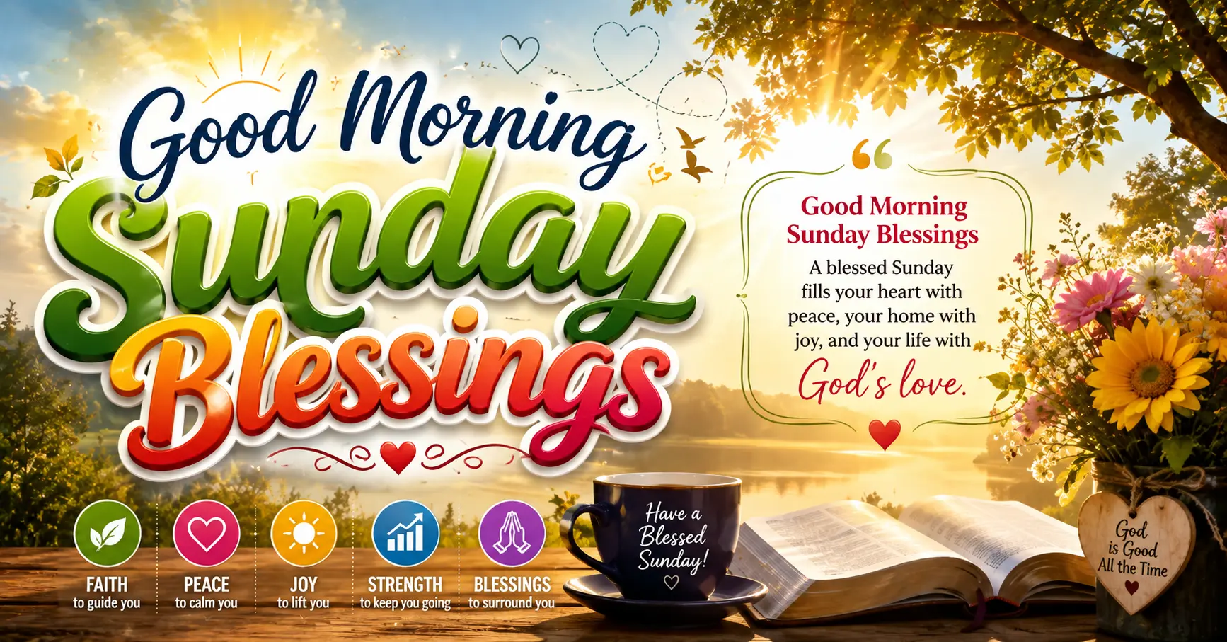 200 + Good Morning Sunday Blessings That Bring Joy  