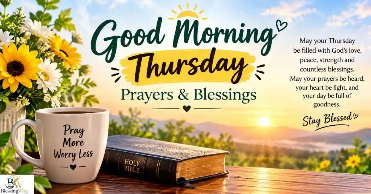 140 + Good Morning Thursday Prayers & Blessings That Inspire Loved Ones 