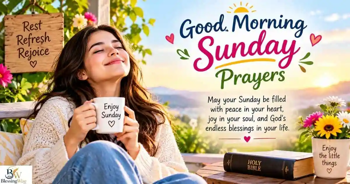160 + Good Morning Sunday Prayers & Blessings to Make Sunday Lovely 2026