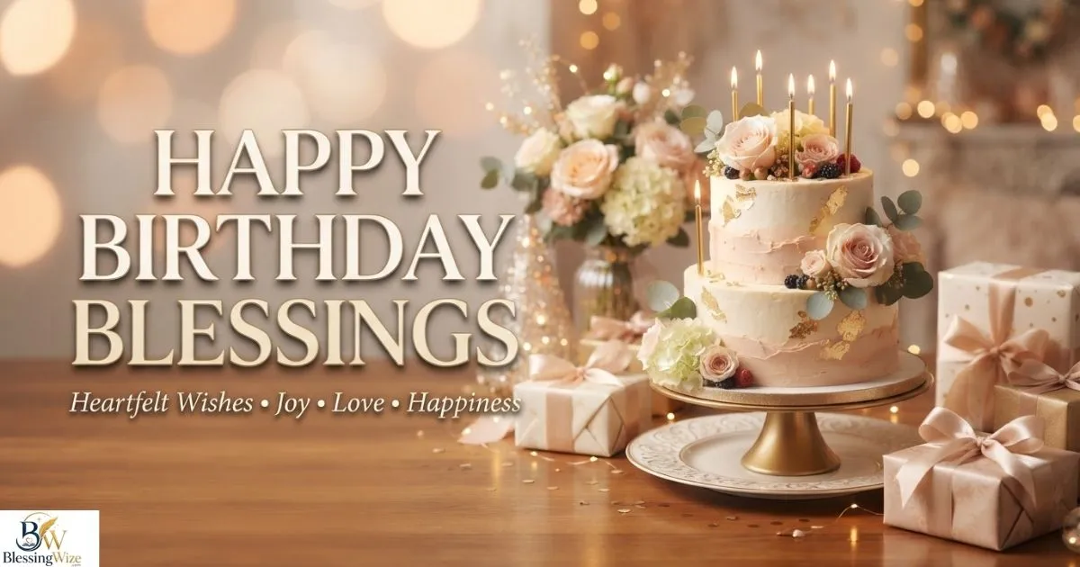 225+ Happy Birthday Blessings for a Joyful and Blessed Birthday 