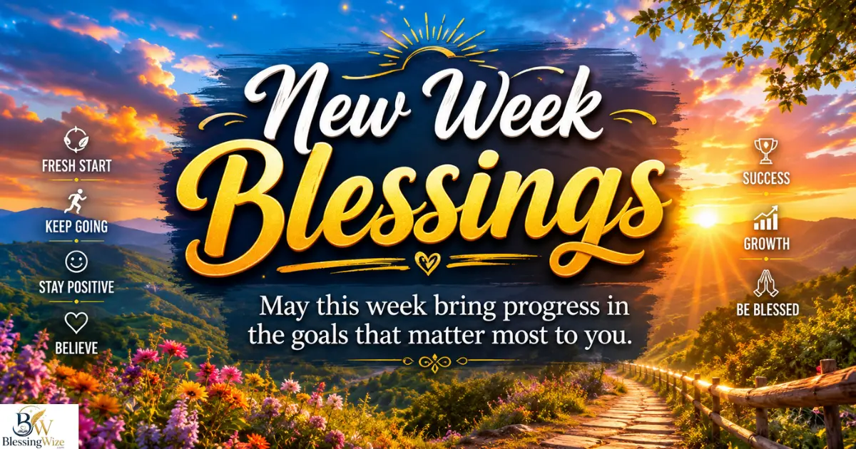 200 + New Week Blessings That Bring Hope and Happiness 
