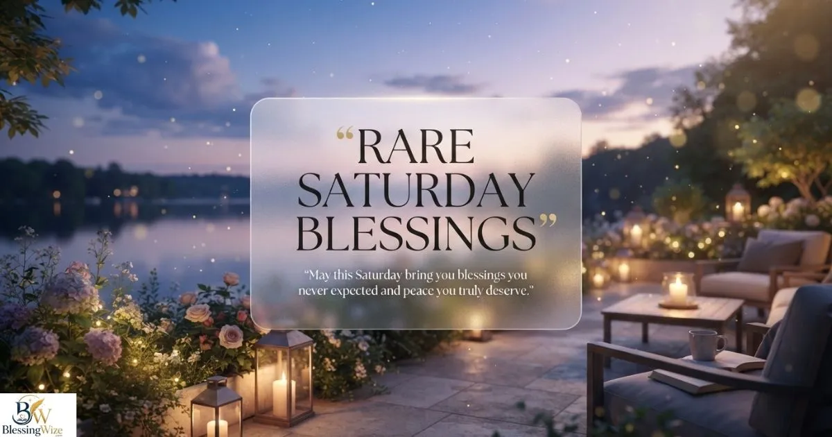 150 + Rare Saturday Blessings to Make Your Weekend Special 
