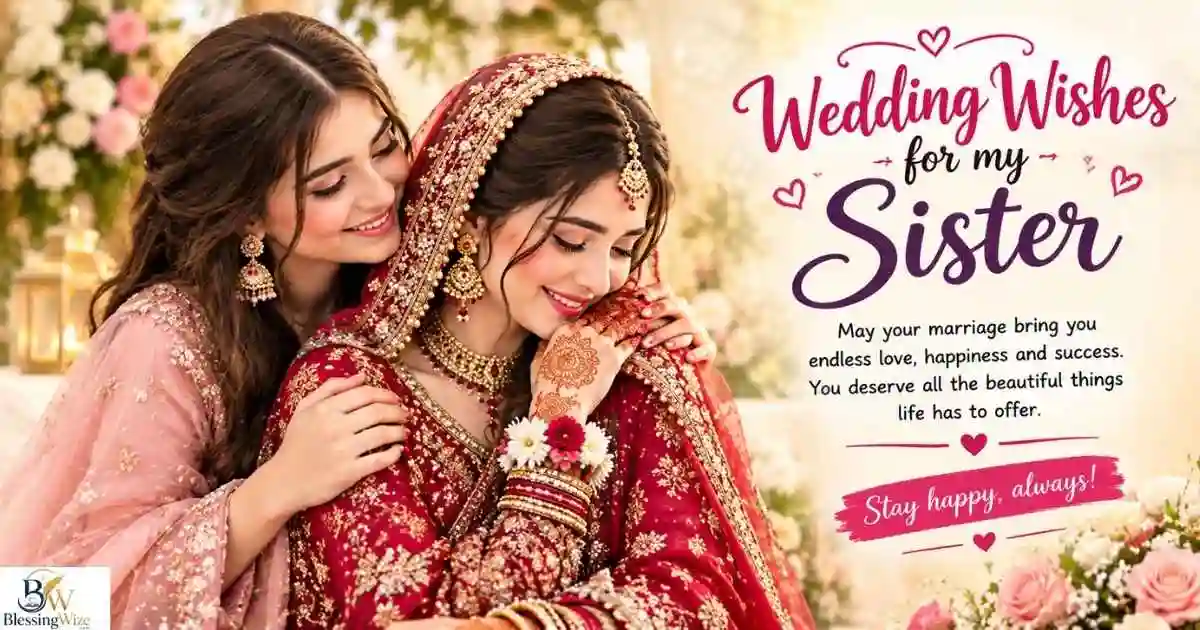 Wedding Wishes For Sister