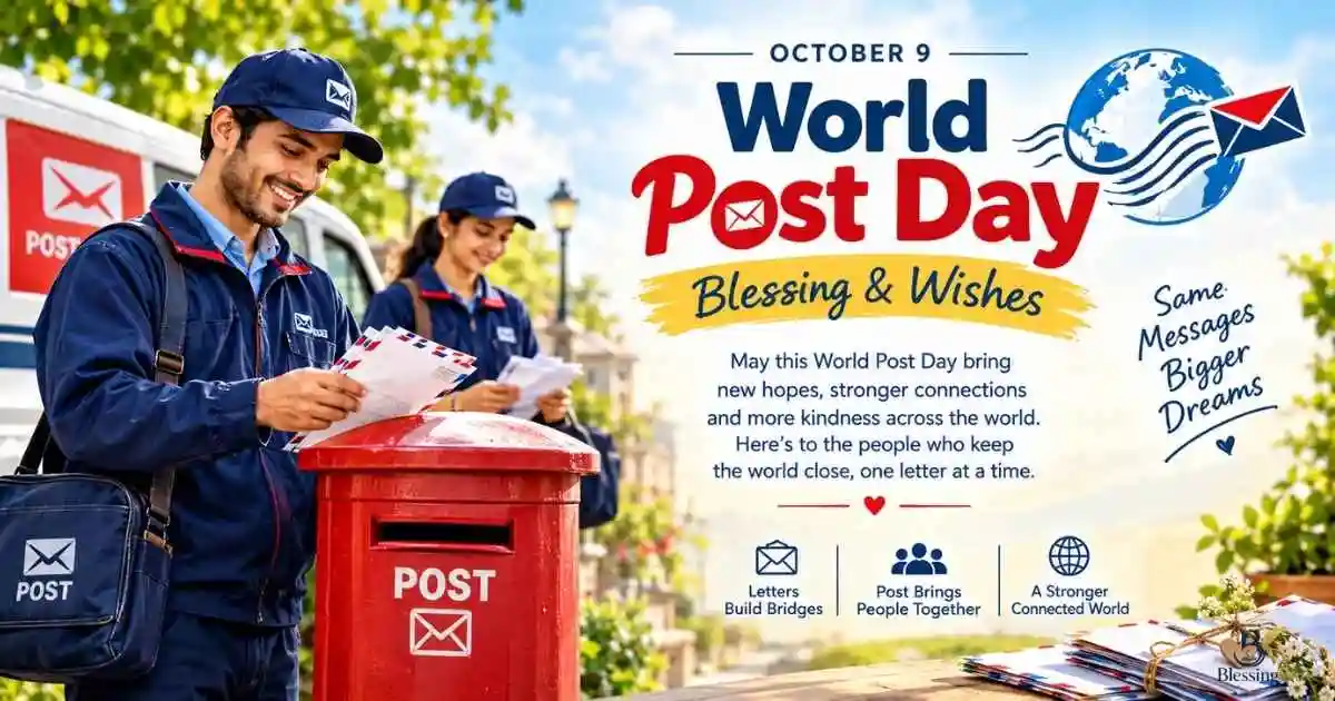 World Post Day Blessing And Wishes